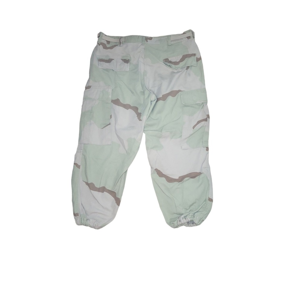 Military Desert Combat Cargo Pant Men Sz 35 x 29 Straight Leg Camouflage Utility